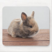 Tapis De Souris Animaux de bébés cutest | Petit lapin bébé (Devant)