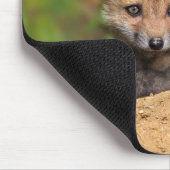Tapis De Souris Animaux de bébés cutest | Red Fox Pup (Coin)