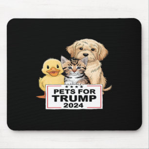 Tapis De Souris Animaux de compagnie pour Trump Funny Vote Preside