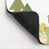 Tapis De Souris Animaux et créatures mignons de la forêt (Coin)