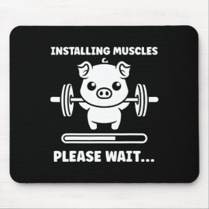 Tapis De Souris Animaux Installation Muscles Fitness Musculation P