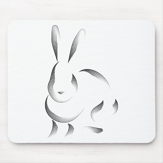Tapis De Souris Animaux - lapin (Devant)