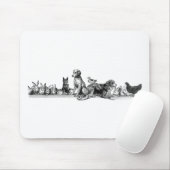 Tapis De Souris Animaux secourus (Avec souris)