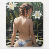 Tapis De Souris Anime belle fille Souris Pad (Devant)