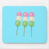 Tapis De Souris Anime Blue Pastel Dango Mousepad (Devant)