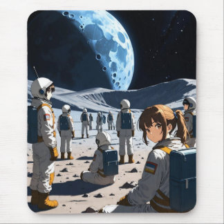 Tapis de souris Anime dans l'espace
