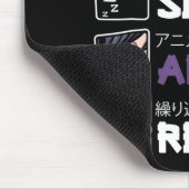 Tapis De Souris Anime de sommeil de manger Répéter Kawaii Otaku Ma (Coin)