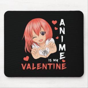 Tapis De Souris Anime Est Ma Valentine Japon Anime Girl 1