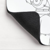 Tapis De Souris Anime Girl (Coin)