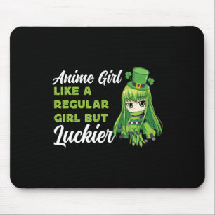 Tapis De Souris Anime Girl Comme Une Fille Régulière Mais Luckier 