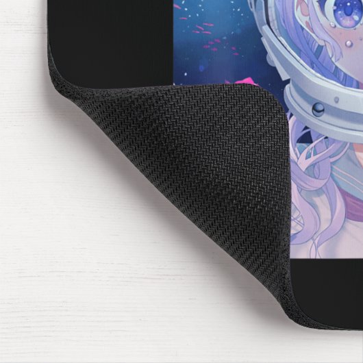 Tapis De Souris Anime Girl Kawaii esthétique japonaise Otaku (Coin)