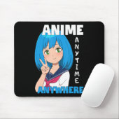 Tapis De Souris Anime N'Importe Où Anime Girl (Avec souris)
