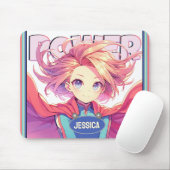 Tapis De Souris Anime Power Hero Girl (Avec souris)