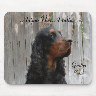 Tapis De Souris Animo Non Astutia, Gordon Setter Mousepad