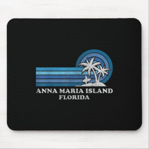 Tapis De Souris Anna Maria Island Floride Vintage Famille Été Va
