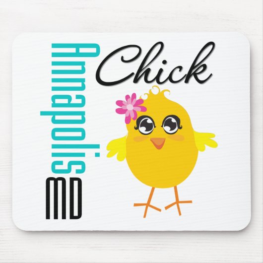 Tapis De Souris Annapolis MD Chick (Devant)