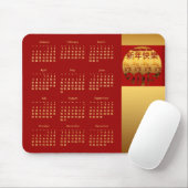 Tapis De Souris Année 2015 de la chèvre de mouton - Calendrier Mou (Avec souris)