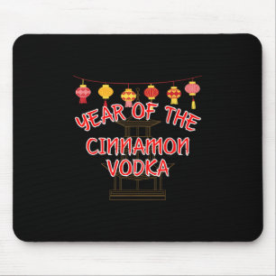 Tapis De Souris Année De La Vodka Cinnamon - Drôle Nouvel An Chino
