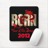 Tapis De Souris Année de naissance du Dragon 2024, 2012, 2000, 198 (Avec souris)