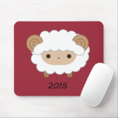 Tapis De Souris Année des moutons Mousepad 2015 (Avec souris)