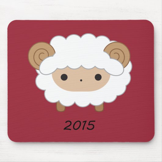 Tapis De Souris Année des moutons Mousepad 2015 (Devant)