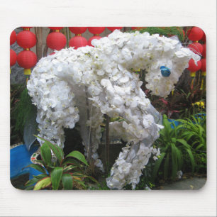 Tapis De Souris Année du cheval   春 節 馬 ... Topiary chinois