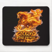 Tapis De Souris Année du Cheval de Feu 2026 (Devant)