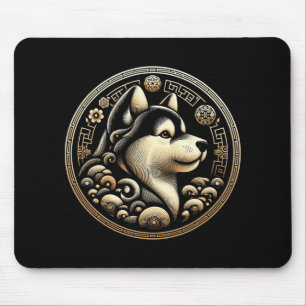 Tapis De Souris Année du Chien 2030 Nouvel An Lunaire Nouvel An Ch