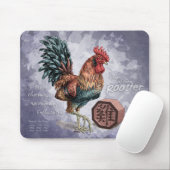 Tapis De Souris Année du coq Mousepad (Avec souris)