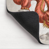 Tapis De Souris Année du Dragon Zodiac chinois Art (Coin)