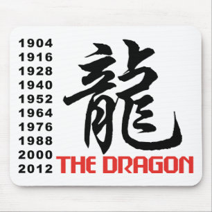 Tapis De Souris Années du dragon
