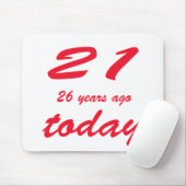 Tapis De Souris anniversaire 47 (Avec souris)