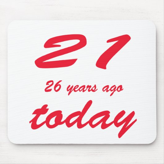 Tapis De Souris anniversaire 47 (Devant)