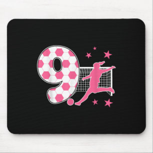 Tapis De Souris Anniversaire de 9 ans Amoureux de football 9ème Th