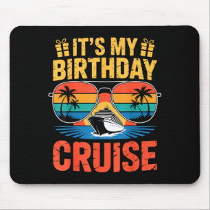 Tapis De Souris Anniversaire de vacances océaniques au coucher du 