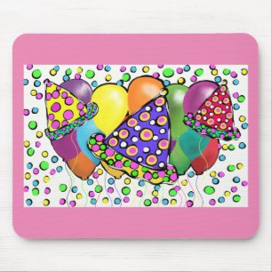 TAPIS DE SOURIS ANNIVERSAIRE DESIGN CASQUETTE