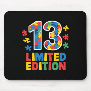 Tapis De Souris Anniversaire Garçon Fille 13 ans Sensibilisation s
