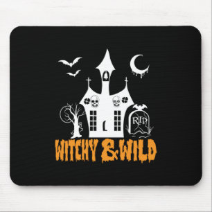 Tapis De Souris Anniversaire Sauvage Et De La Cuisine D'Halloween