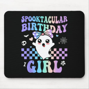 Tapis De Souris Anniversaire Spooktaculaire mignon Fantôme Hallowe