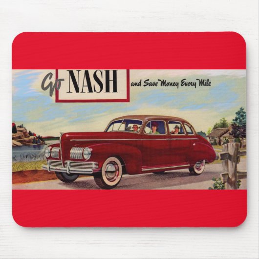 Tapis De Souris Annonce automobile Nash 1941 (Devant)
