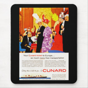 Tapis De Souris Annonce de la fête de la reine Cunard