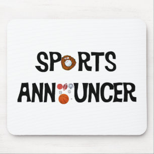 Tapis De Souris Annonceur de sports Mousepad