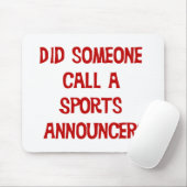 Tapis De Souris Annonceur de sports Mousepad (Avec souris)
