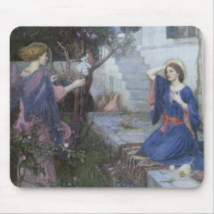Tapis De Souris Annonciation de John William Waterhouse