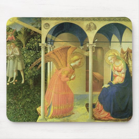 Tapis De Souris Annonciation du Prado par Fra Angelico (Devant)