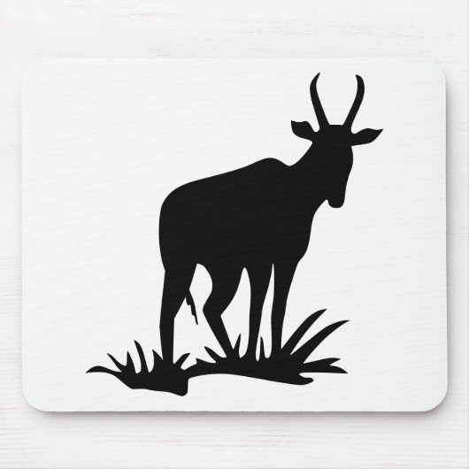 Tapis De Souris Antelope Silhouette (Devant)