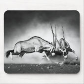Tapis De Souris Antelopes Fighting Mouse Pad (Devant)