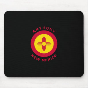 Tapis De Souris Anthony Nouveau-Mexique Nm Drapeau Zia Souvenir de