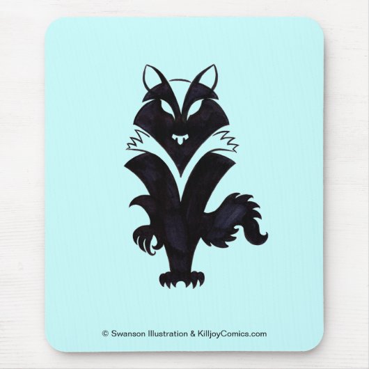 Tapis De Souris AnthroWolf (Devant)