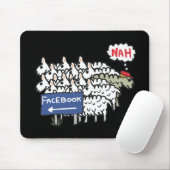 Tapis De Souris Anti Facebook (Avec souris)